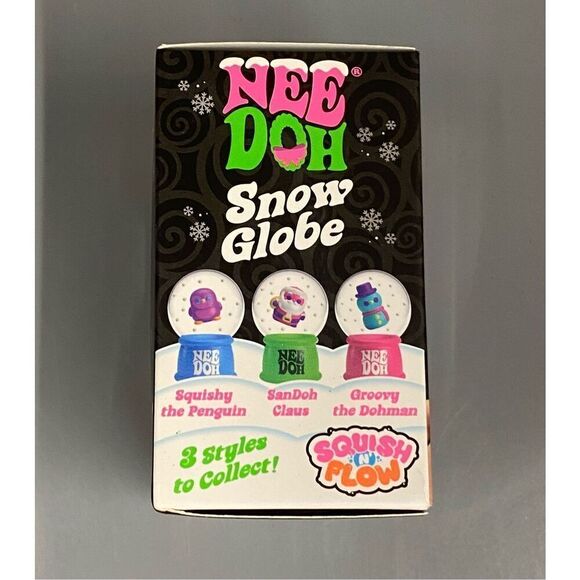 NEE DOH Snow Globe Christmas Squeeze Stress Toy Squish-N-Flow NeeDoh - Picture 2 of 4